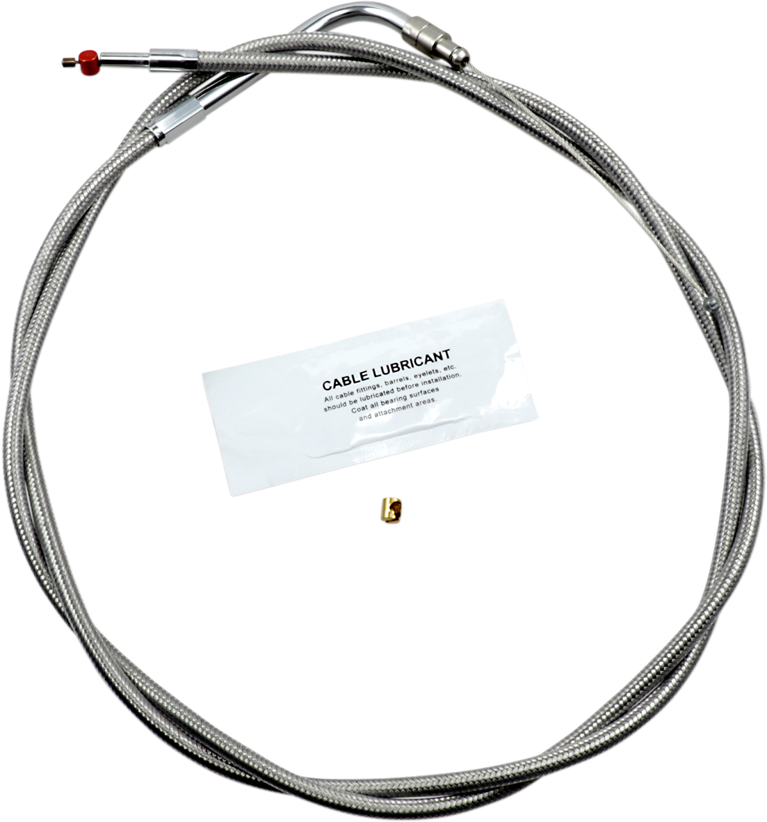 Throttle Cable - +10\" - Stainless Steel 1996 - 2007