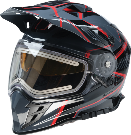 Range Helmet - Rotor - Black/Red - Small