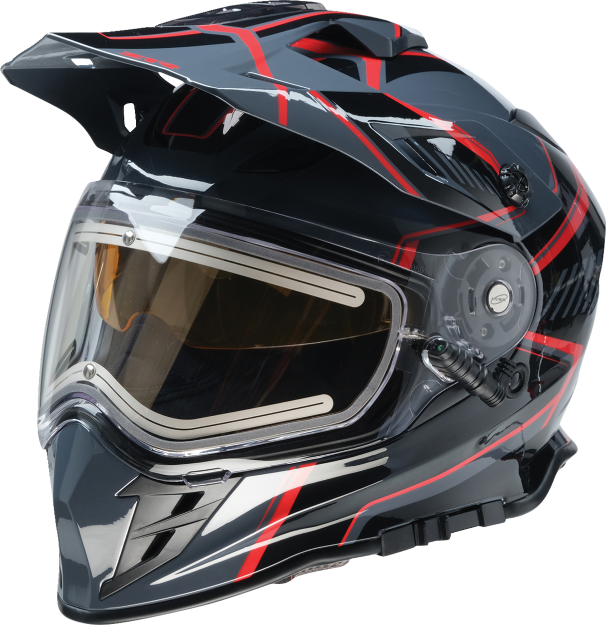 Range Helmet - Rotor - Black/Red - XL