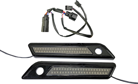 Latch Light - Saddlebag - Dual Color - Smoke - Black 2014 - 2023