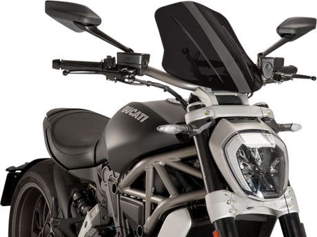 New Generation Windscreen - 17-3/4\" - Dark Smoke - Diavel 2016 - 2018