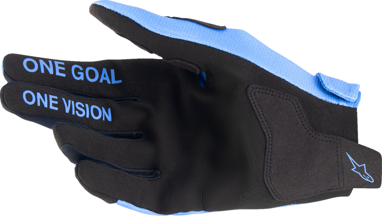 Radar Gloves - Light Blue/Black - Large