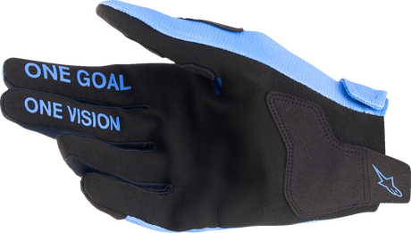 Radar Gloves - Light Blue/Black - Large