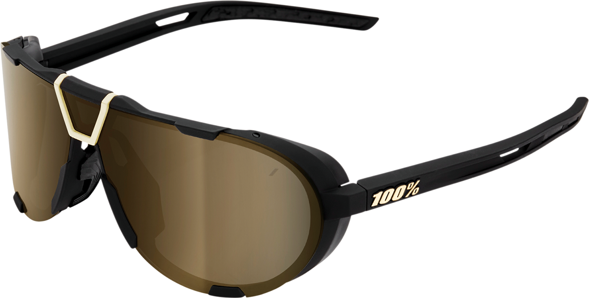 Westcraft Sunglasses - Soft Tact Black - Soft Gold Mirror