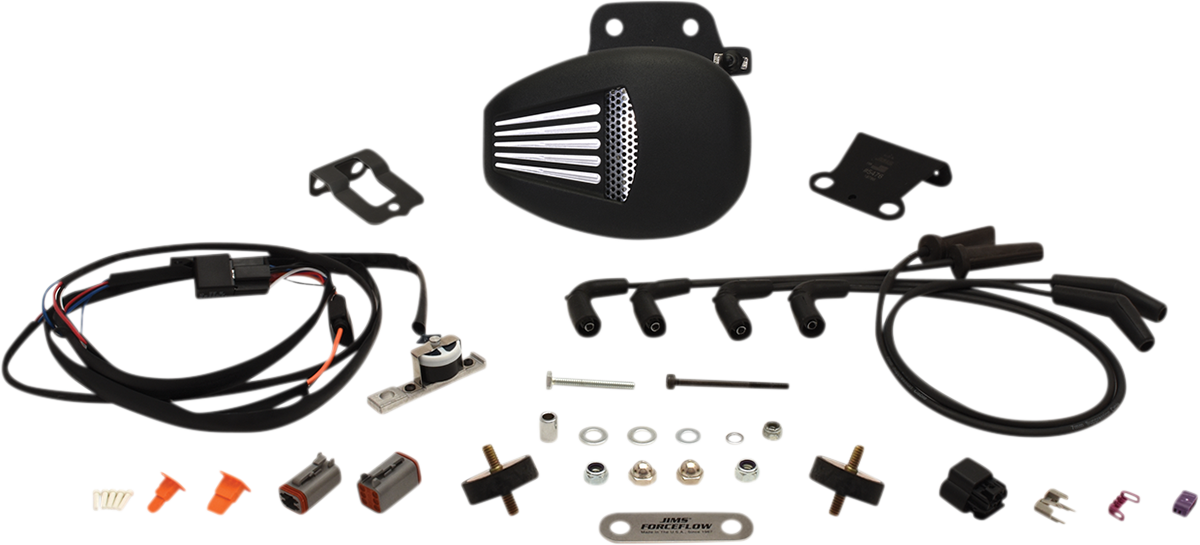 Forceflow Cylinder Head Cooler Kit - Black - M8 Softail 2018 - 2021