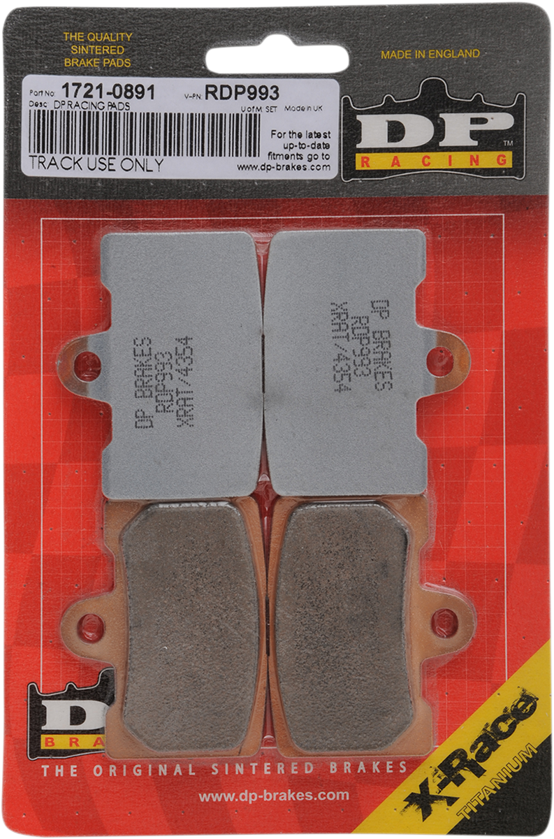 Brake Pads - Buell - RDP993 2008 - 2009