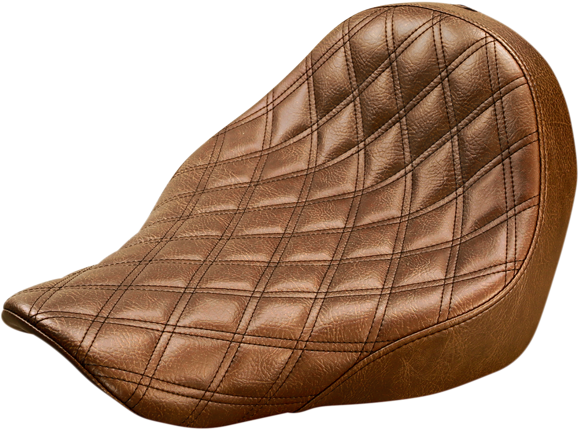 Renegade Solo Seat - Lattice Stitched - Brown - FL/FX \'18-\'20 2018 - 2020