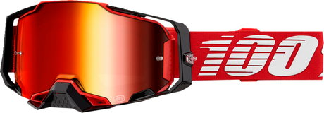 Armega Goggle - Red - Red Mirror