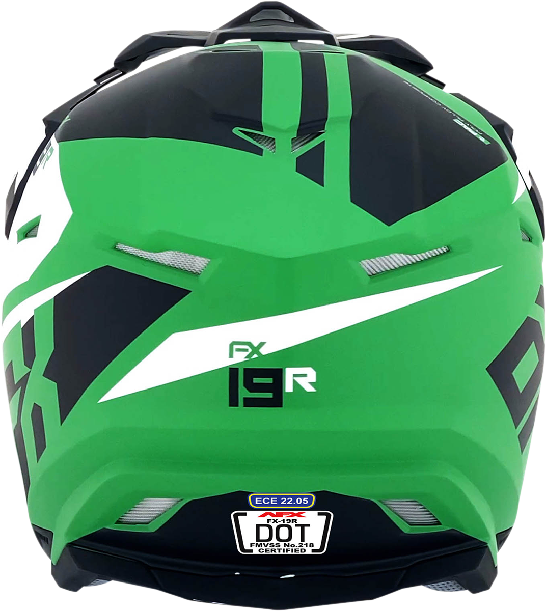 FX-19R Helmet - Racing - Matte Green - Large