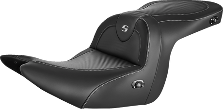 Roadsofa™ Carbon Fiber Heated Seat - Black - without Backrest - GL1800 \'18-\'23 2018 - 2023