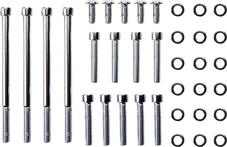 Bolt Kit - Primary/Derby Cover - Socket-Head - Chrome 2006 - 2017