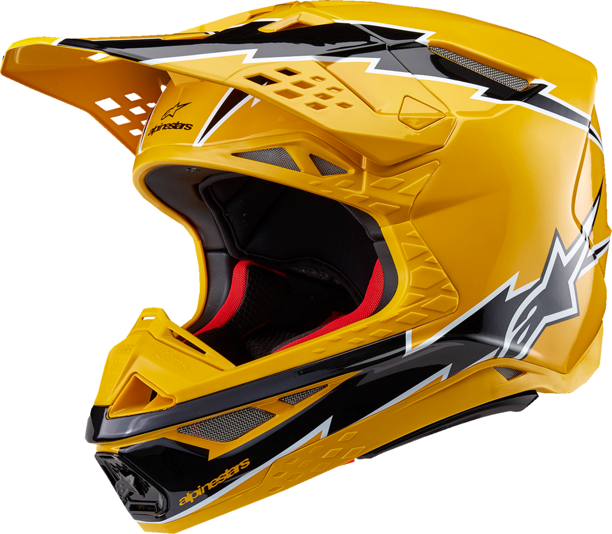 Supertech M10 Helmet - Ampress - MIPS® - Gloss Black/Yellow - XL