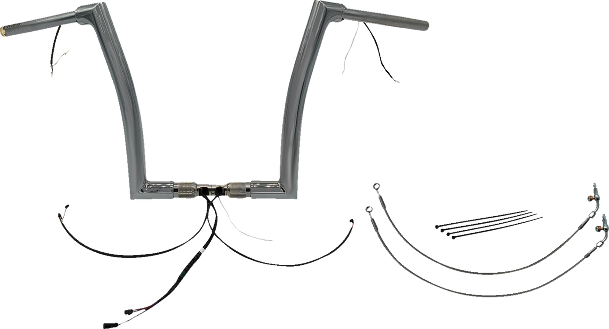 Handlebar Kit - Flat Top - 14\" - Chrome 2016 - 2020