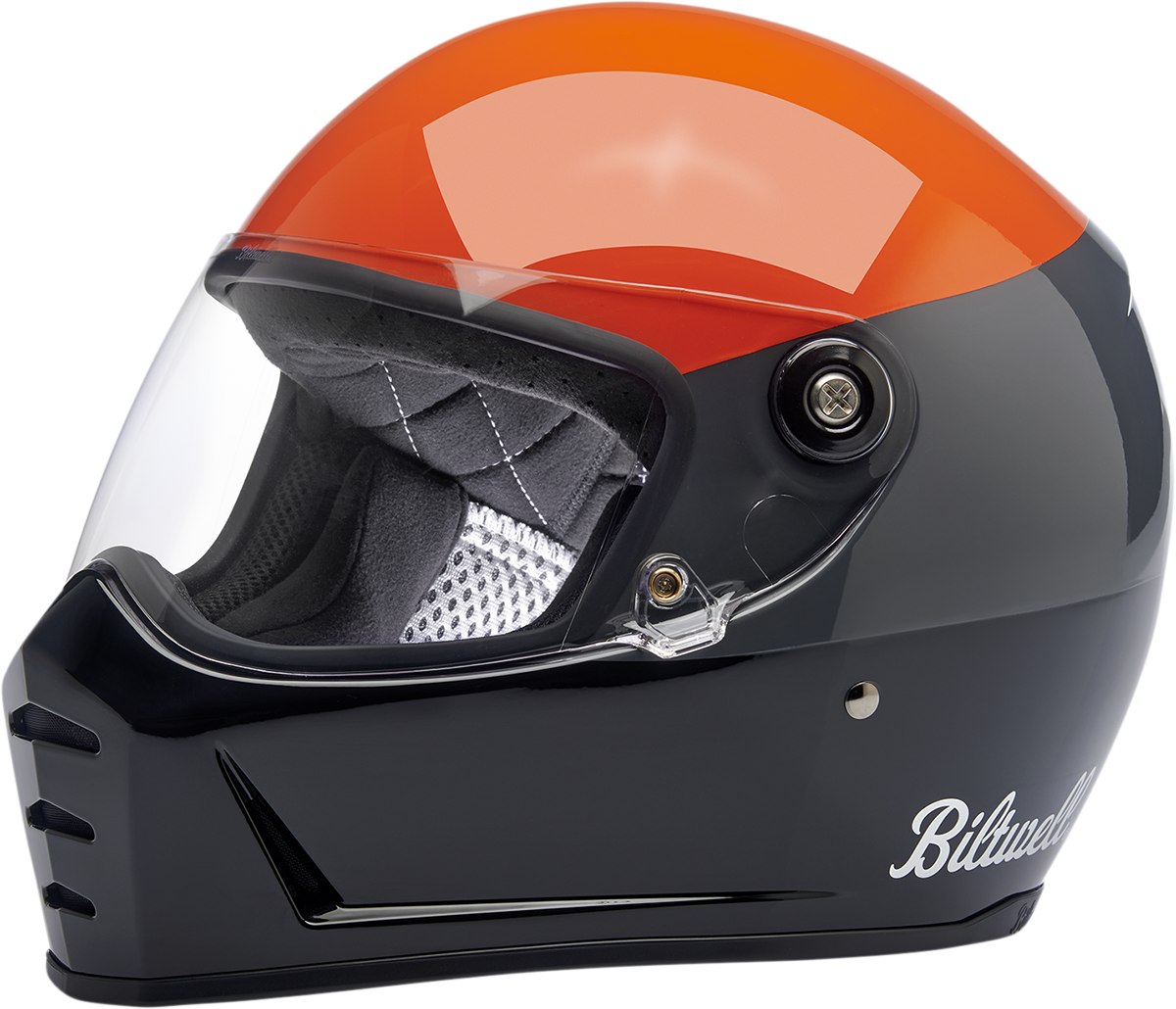 Lane Splitter Helmet - Gloss Podium Orange/Gray/Black - Small