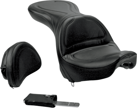 Seat - Explorer™ - With Backrest - Stitched - Black - Deuce 2000 - 2007