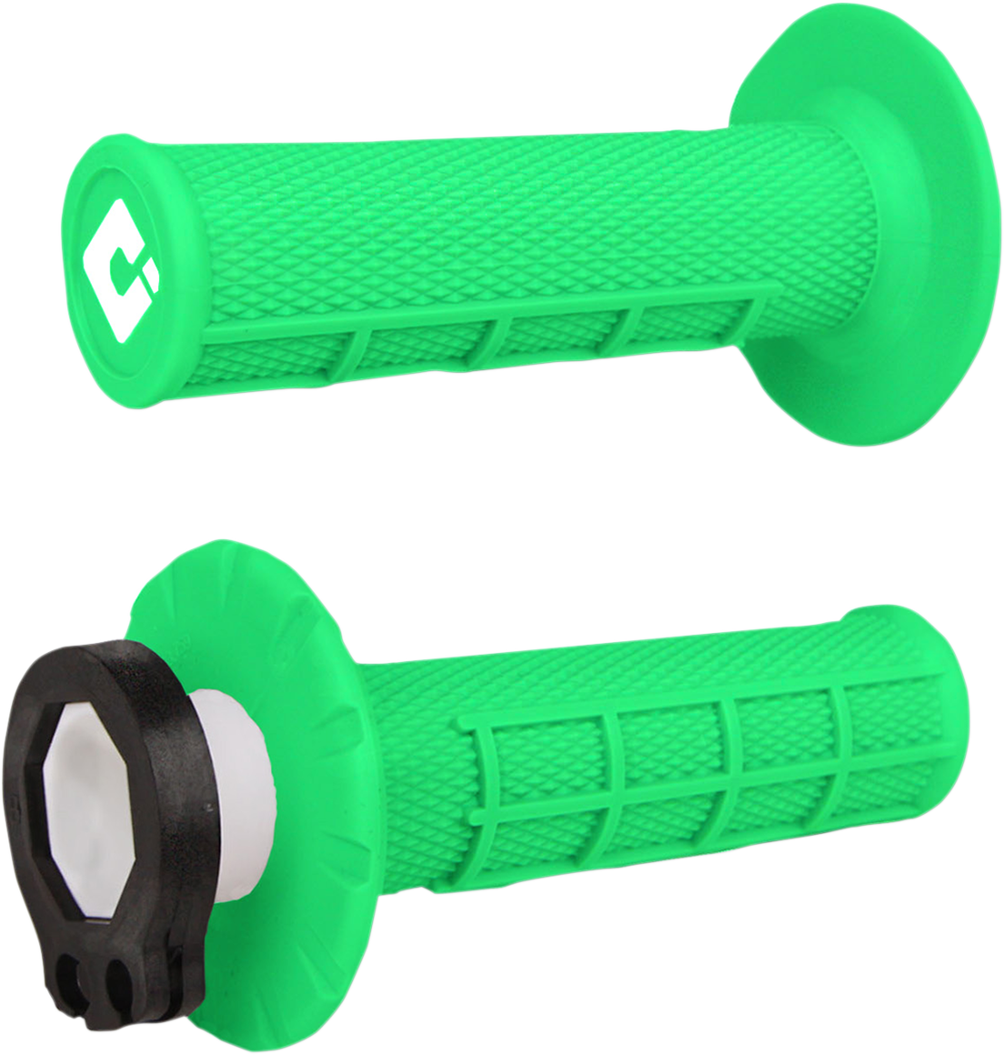 Grips - MX - Half Waffle - Fluorescent Green 1989 - 2023