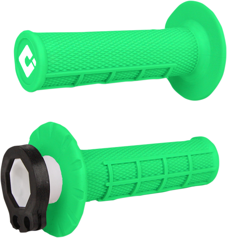 Grips - MX - Half Waffle - Fluorescent Green 1989 - 2023