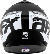 FX-17Y Helmet - Attack - Matte Black/Silver - Large