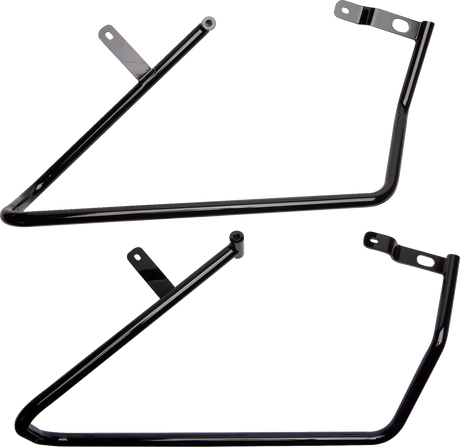 Saddlebag Mount Brackets - Black - XL \'94-\'20 1991 - 2019