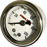 Oil Pressure Gauge - 1.5\" Dial - Back Port - White Face