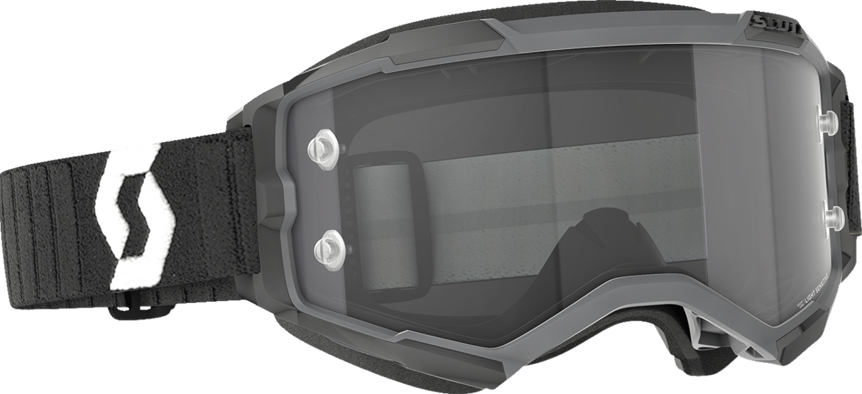 Fury Light Sensitive Goggles - Black/Gray - Gray Works