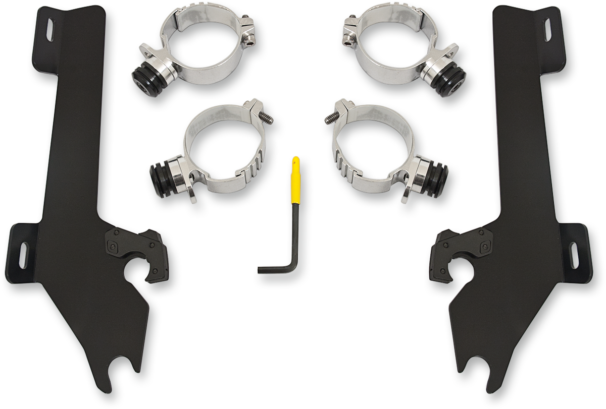 Batwing Trigger Lock Mounting Kit - Kingpin - Black 2004 - 2013