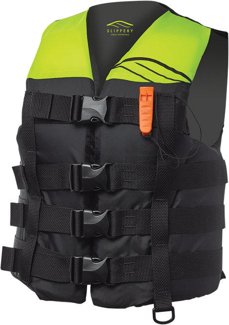 Hydro Nylon Vest - Black/Yellow - 4XL