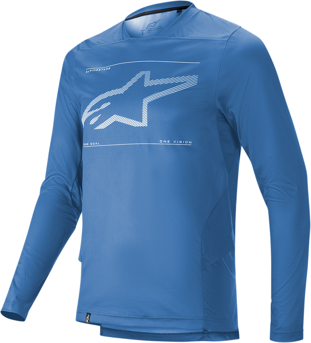 Drop 6.0 Jersey - Long-Sleeve - Blue - Small