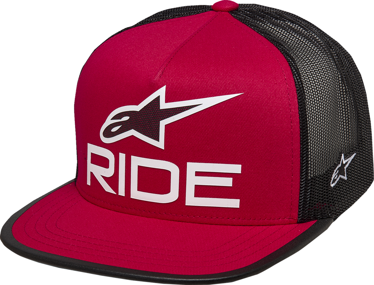 Ride 4.0 Trucker Hat - Red/Black/White - One Size