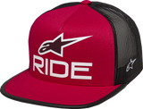 Ride 4.0 Trucker Hat - Red/Black/White - One Size