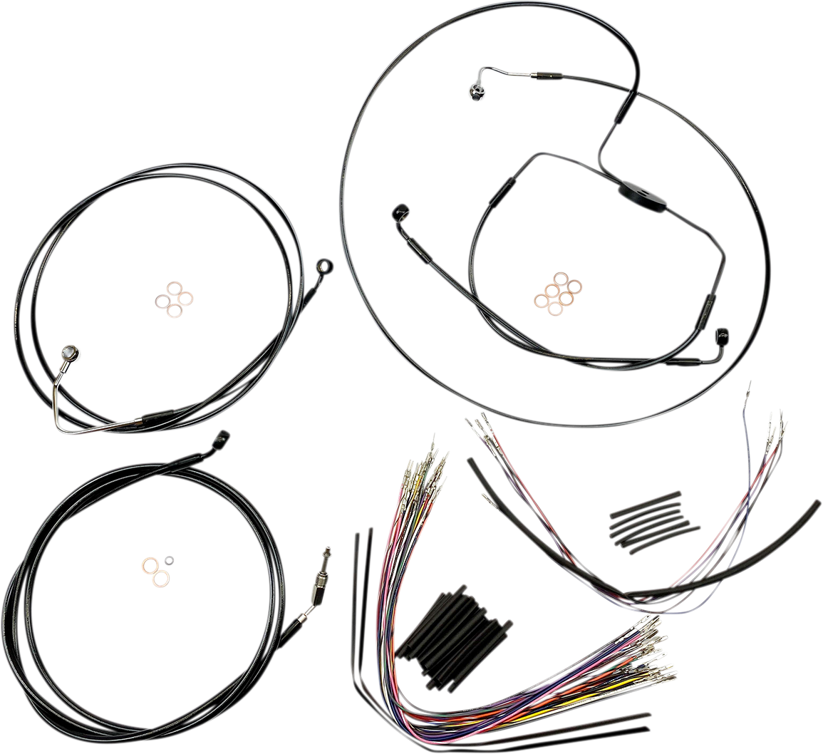 Control Cable Kit - XR - Black 2008 - 2012