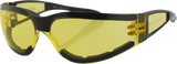 Shield II Sunglasses - Gloss Black - Yellow