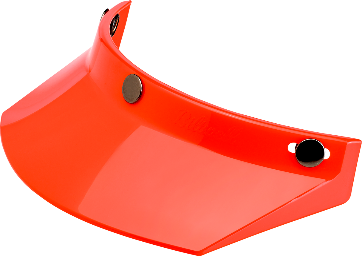 Moto 3-Snap Visor - Orange