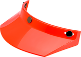 Moto 3-Snap Visor - Orange