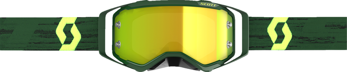 Prospect Goggles - Green/Hi-VizYellow - Yellow Chrome Works