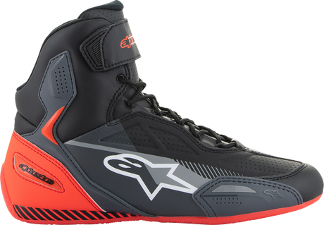 Faster-3 Shoes - Black/Gray/Red - US 8