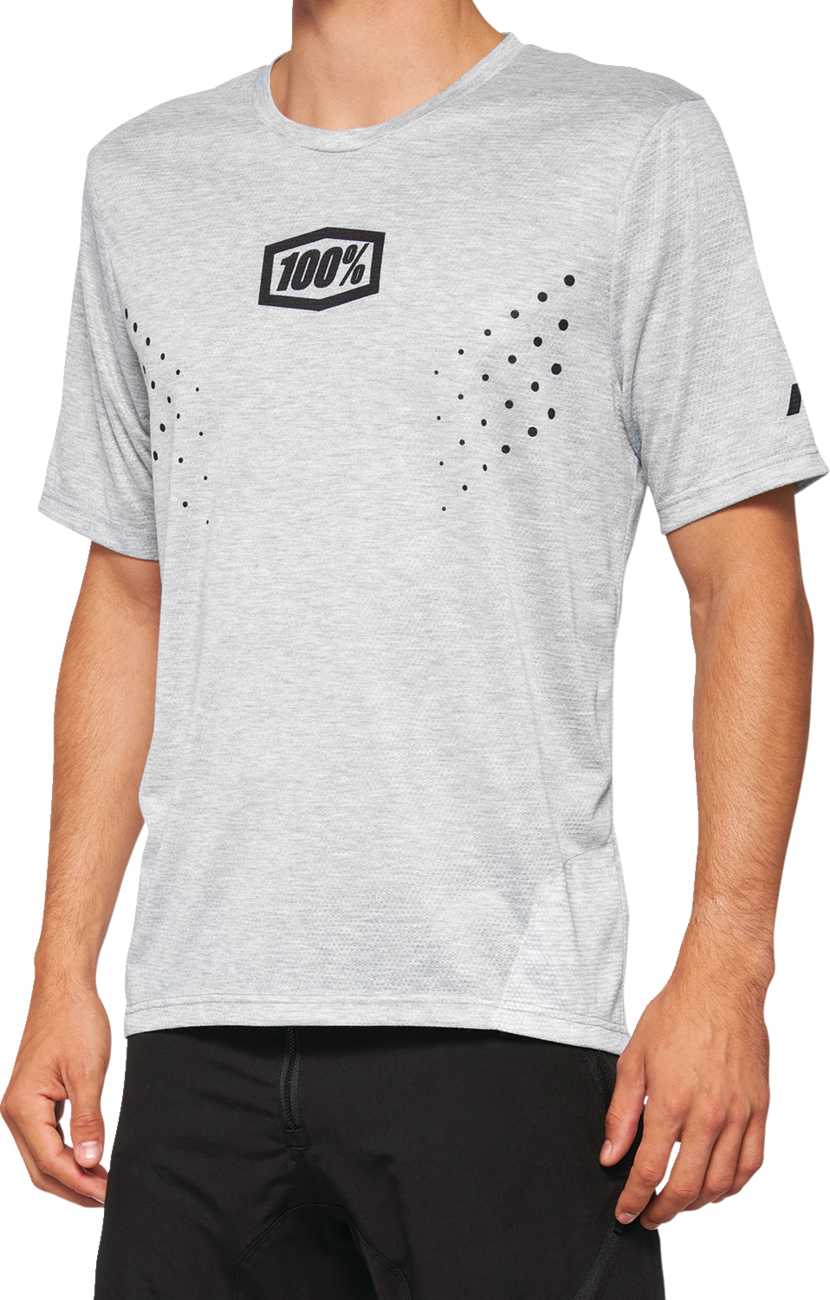 Airmatic Mesh Jersey - Short-Sleeve - Gray - XL