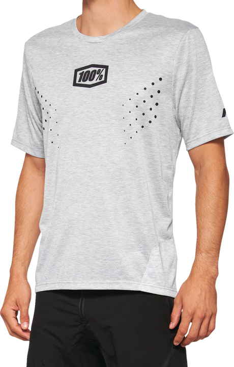 Airmatic Mesh Jersey - Short-Sleeve - Gray - Large