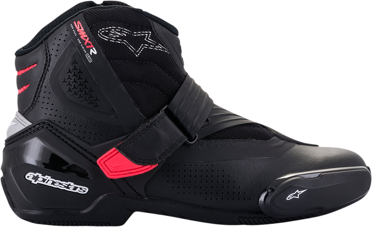 Stella SMX-1 R V2 Vented Boots - Black/Pink - US 8.5 / EU 40