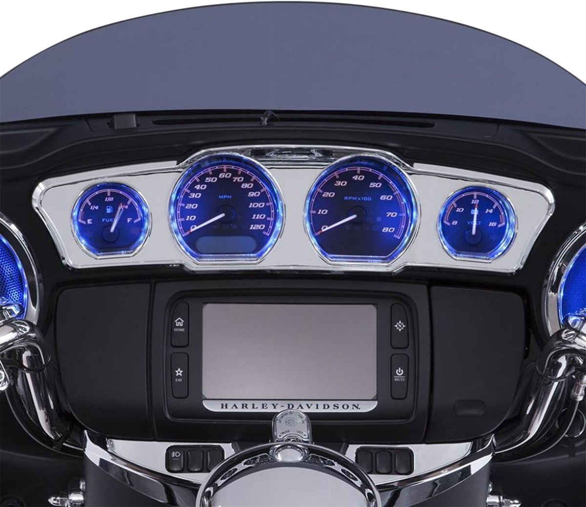 Dash Accent with LEDs - Chrome 2014 - 2020