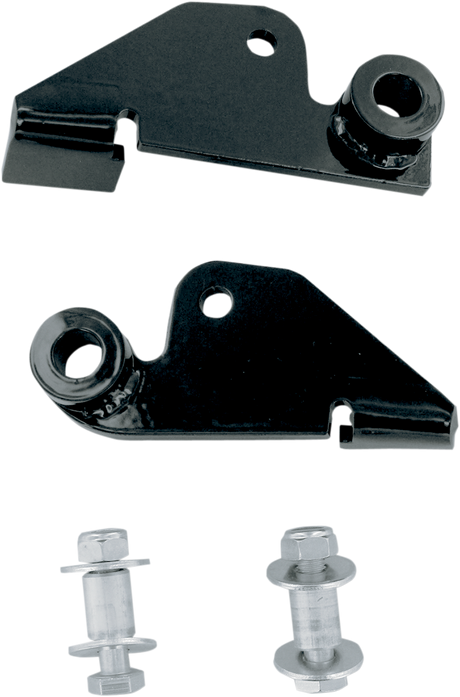 Rear Shock Drop Bracket Lowering Kit - Black - Lowers 1.50\" - \'98-\'03 VT750|\'01-\'03/\'05-\'07 VT750DC 1998 - 2007