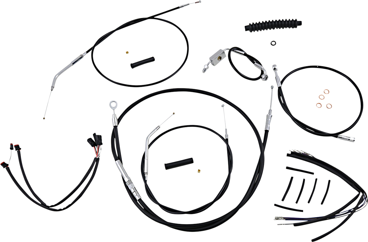 Control Cable Kit - XR - Black/Chrome 2014 - 2022