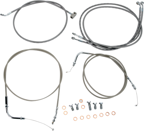 Cable Line Kit - 18\" - 20\" - Roadliner - Stainless Steel 2006 - 2015