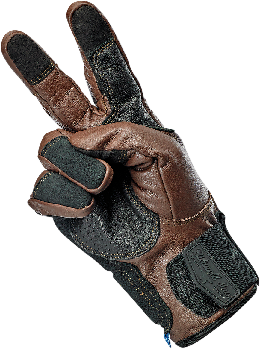 Belden Gloves - Chocolate/Black - XS