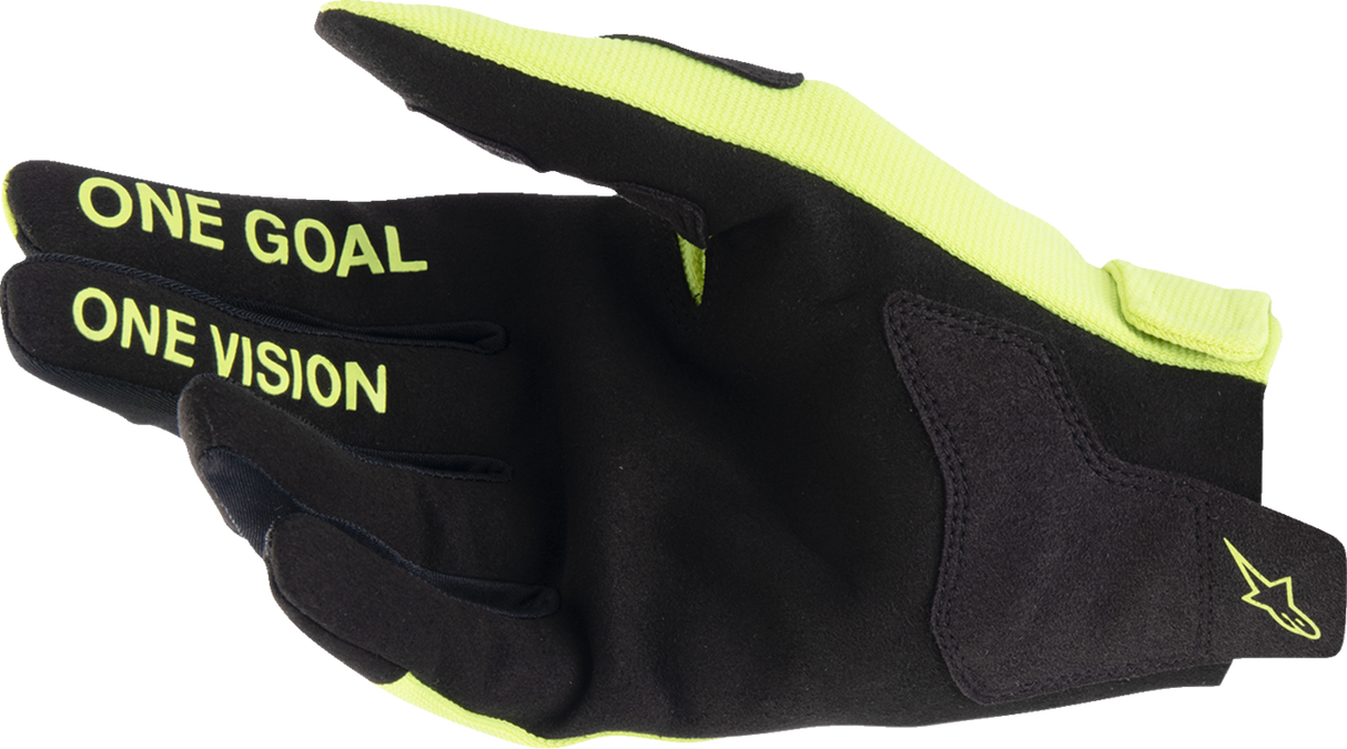 Radar Gloves - Fluo Yellow/Black - Large