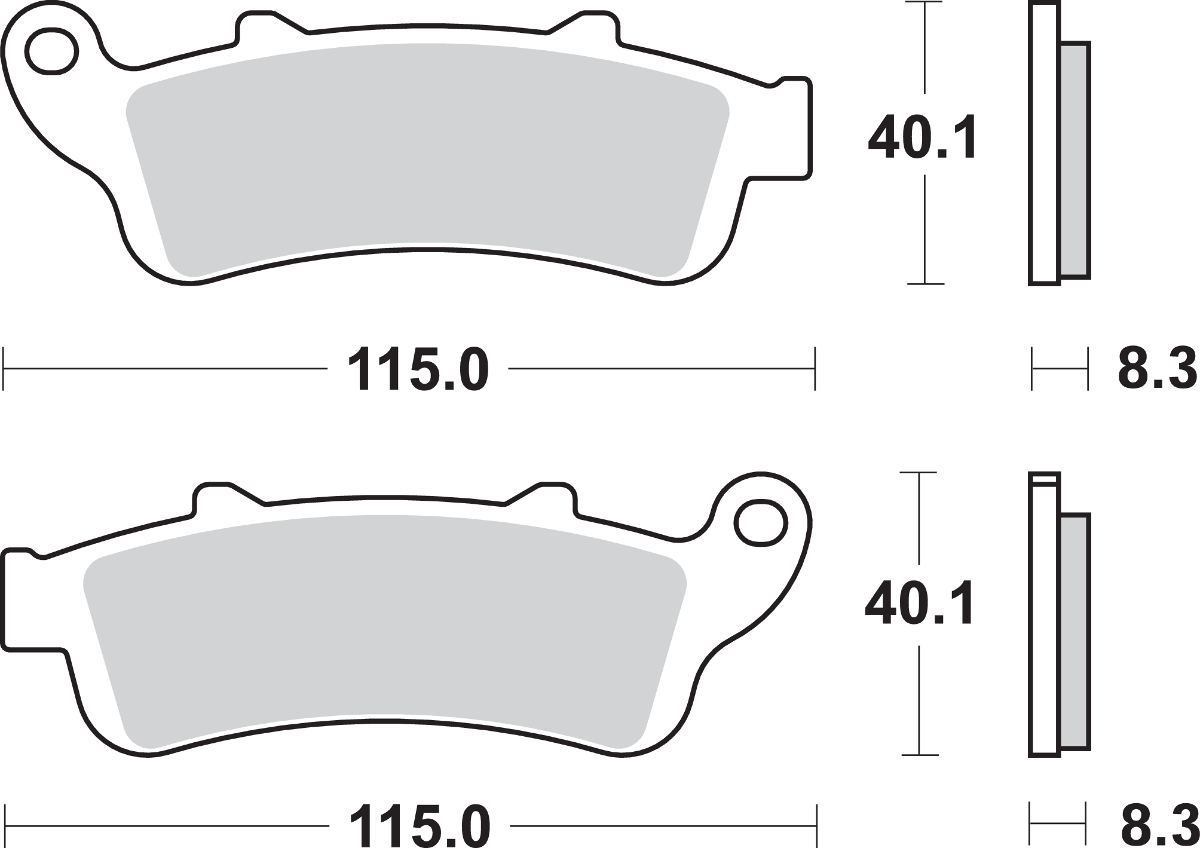 HS Brake Pads - 735HS 2015 - 2023