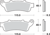 HS Brake Pads - 735HS 2015 - 2023