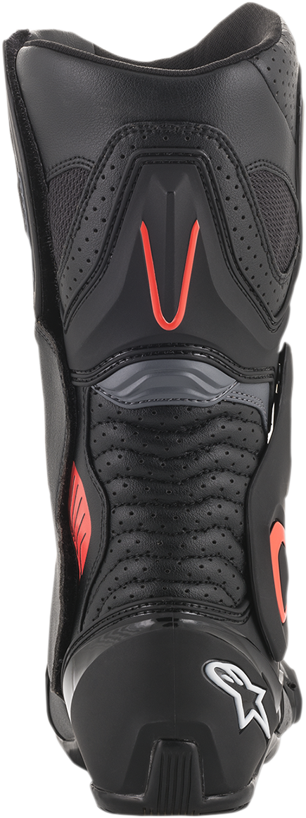 SMX-6 v2 Vented Boots - Black/Gray/Red - US 9 / EU 43