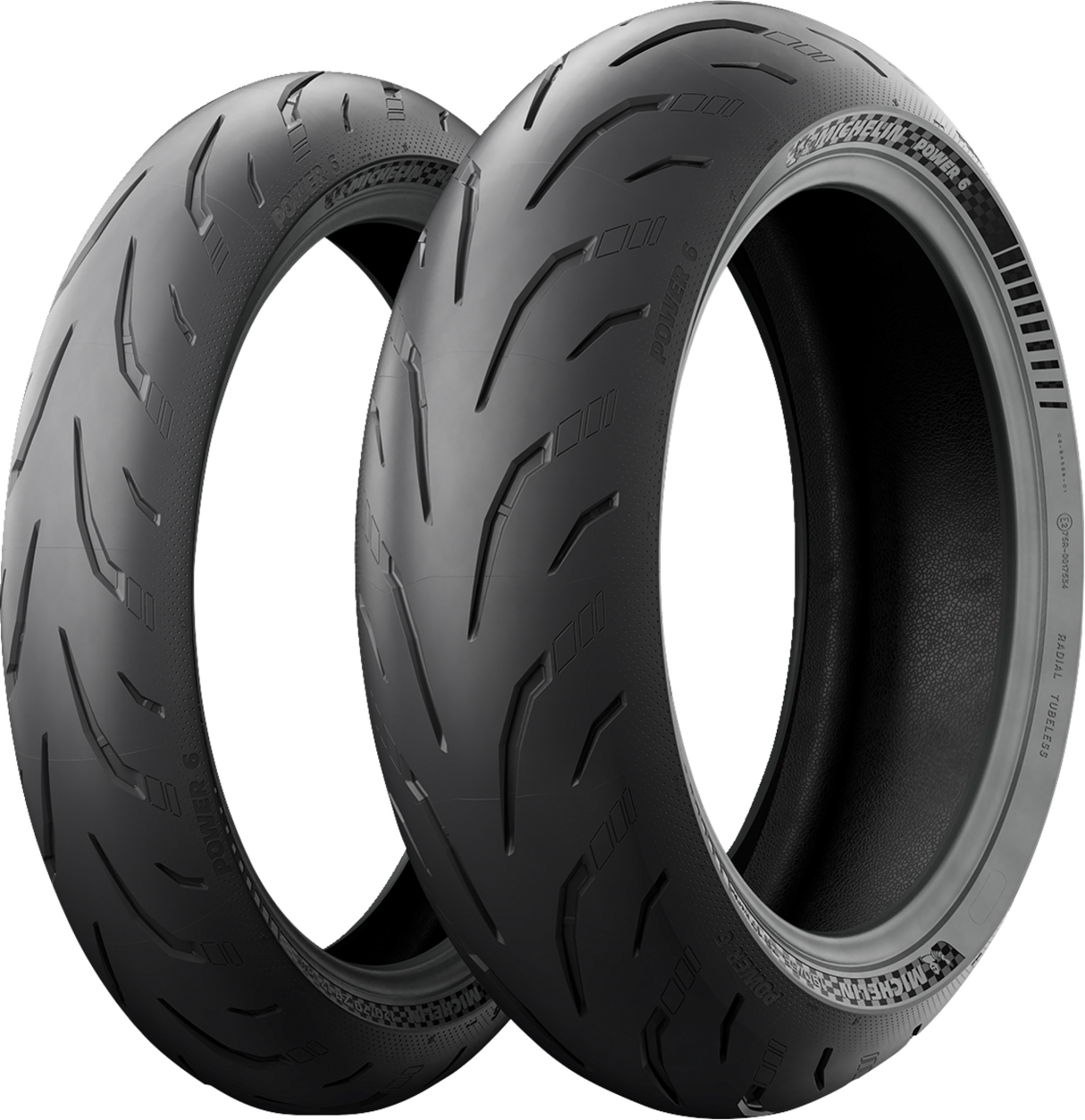 Tire - Power 6 - Rear - 200/55ZR17 - (78W)