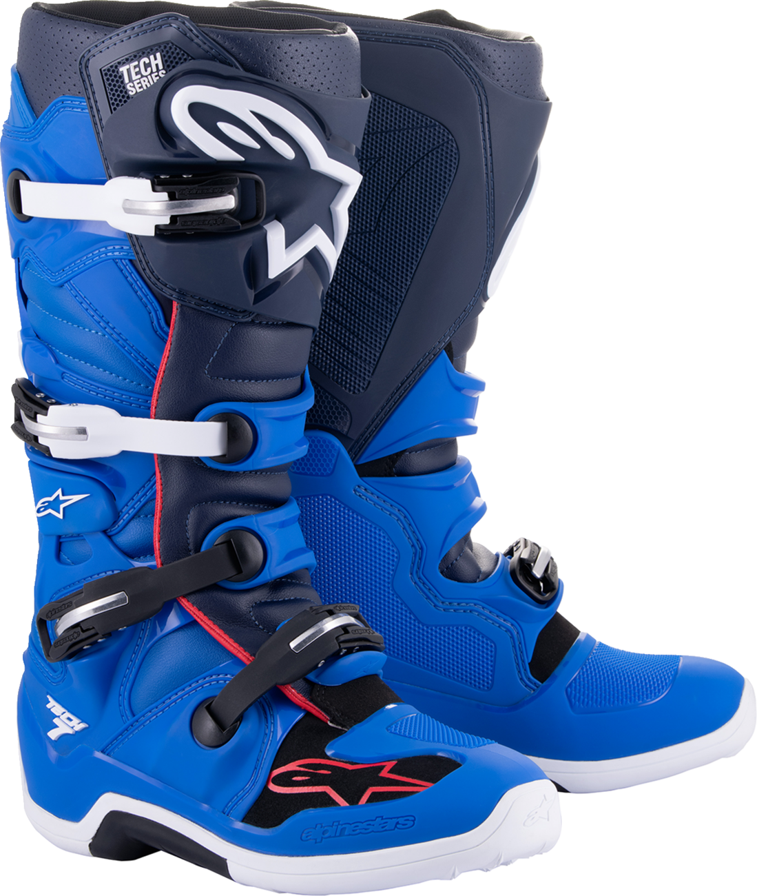 Tech 7 Boots - Blue/Red/Navy - US 7